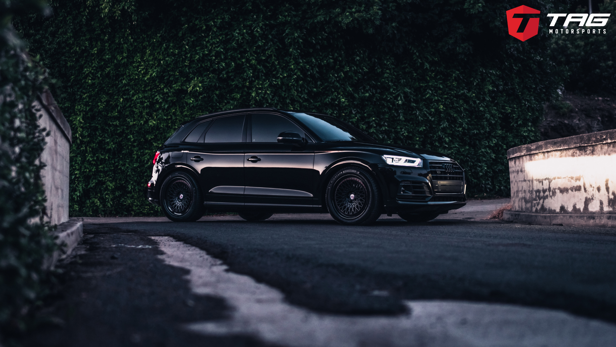 2019 AUDI SQ5 ON HRE VINTAGE 501 + CETE LOWERING MODULE + TAG Motorsports